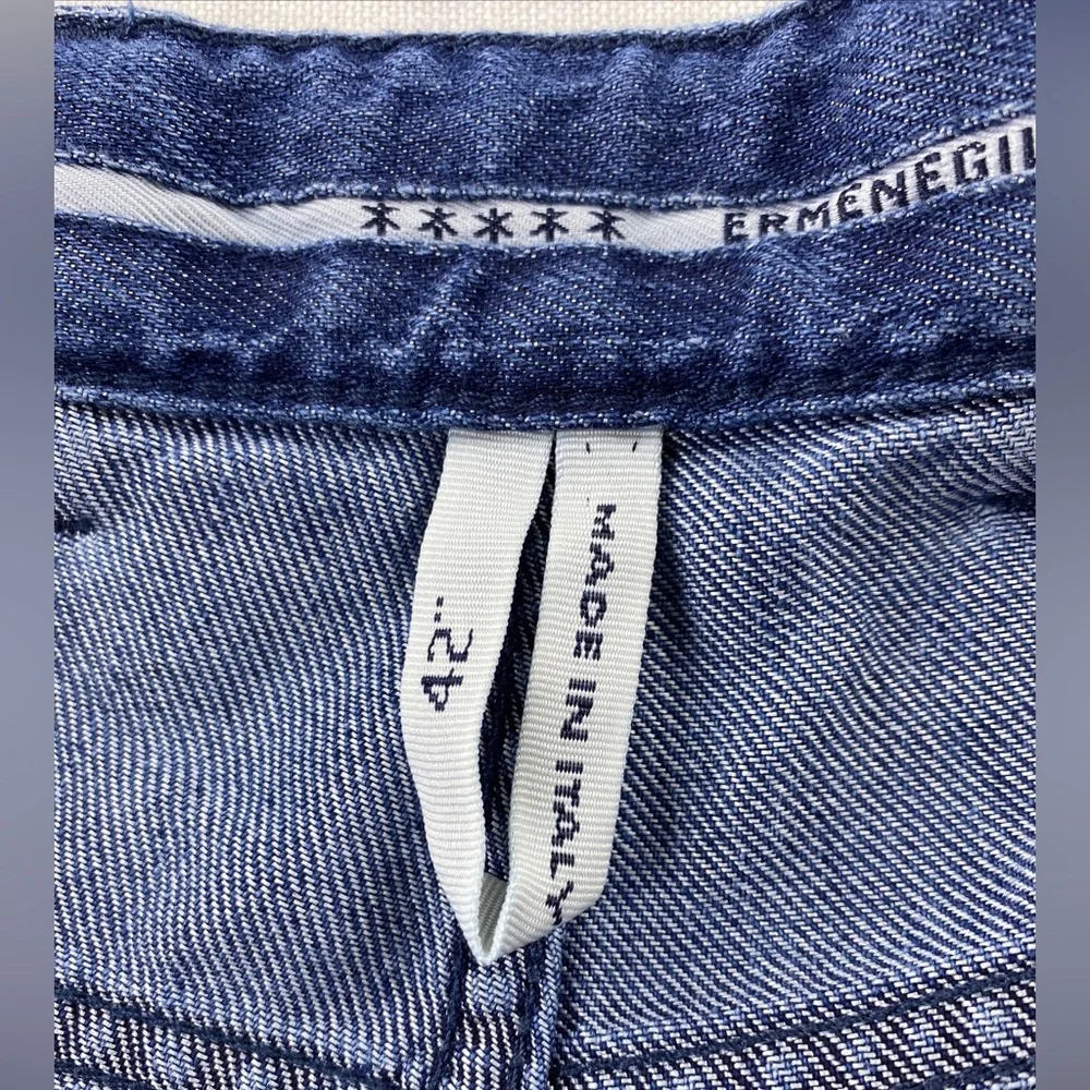 ERMENEGILDO ZEGNA COTTON‎ & SILK JEANS 42 X 35 MADE in ITALY